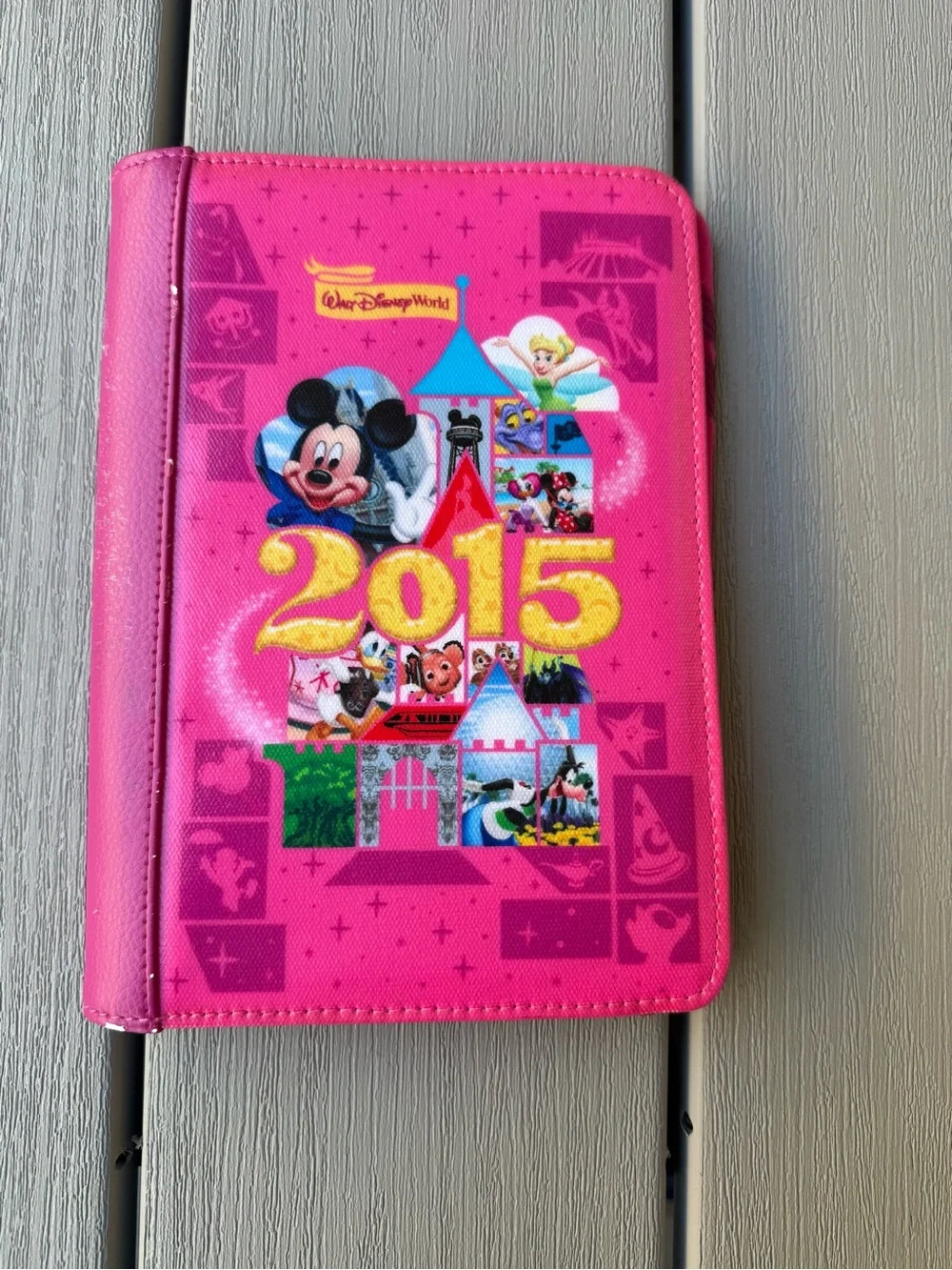 Disney Electronic Reader Case 2015 Walt Disney World Mickey Pink E-Reader Cover